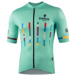 BIANCHI MILANO Fanaco Kurzarmtrikot, für Herren, Größe 2XL, Fahrradtrikot, Radbe