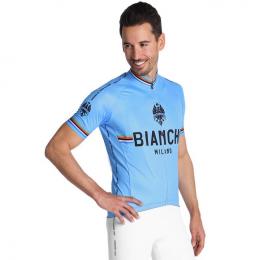 BIANCHI MILANO New Pride Kurzarmtrikot, für Herren, Größe S, Fahrradtrikot, Radb