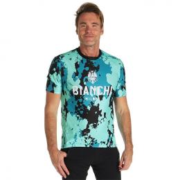 BIANCHI MILANO Pozzillo Bikeshirt, für Herren, Größe L, Radtrikot, Fahrradbeklei