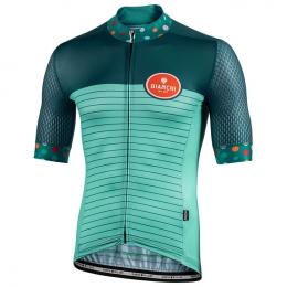 BIANCHI MILANO Taloro Kurzarmtrikot, für Herren, Größe L, Radtrikot, Fahrradbekl