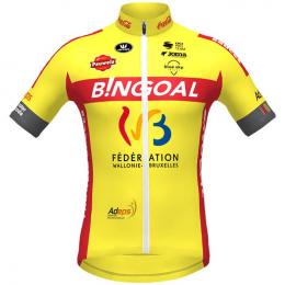 BINGOAL - WALLONIE BRUXELLES 2021 Kurzarmtrikot, für Herren, Größe M, Fahrradtri