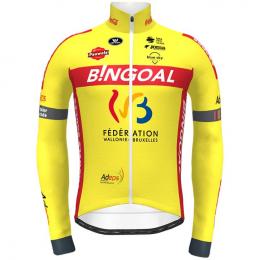 BINGOAL-WALLONIE-BRUXELLES 2021 Winterjacke, für Herren, Größe L, MTB Jacke, Fah