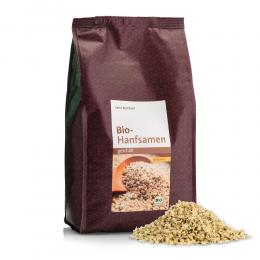 Bio-Hanfsamen geschält 1-kg-Packung