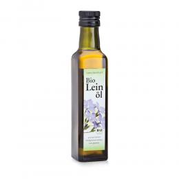 Bio-Leinöl 250-ml-Flasche
