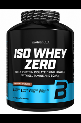 BioTech ISO Whey Zero Protein 2270g Lactosefrei