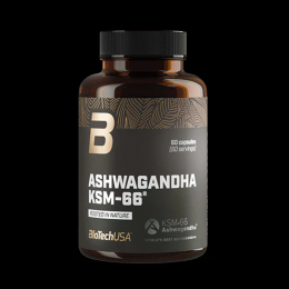 Biotech USA Ashwagandha KSM-66® from organic sources, 60 Kapseln