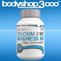 Biotech USA - Calcium Zinc Magnesium 100 Tabletten Angebot kostenlos vergleichen bei topsport24.com.