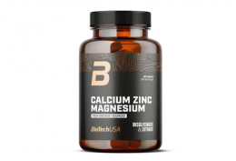 Biotech USA Calcium Zinc Magnesium from organic source, 90 Tabletten