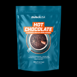 Biotech USA Hot Chocolate Eiweißgetränkepulver, 450g MHD 14.09.2026