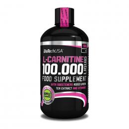 Biotech USA L-Carnitine 100000 Liquid 500ml Apfel