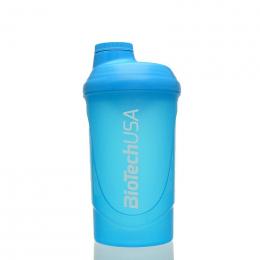 Biotech USA Limited Edition Wave Shaker 600ml Blau/Transparent