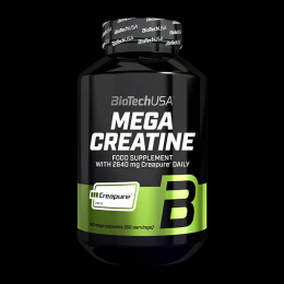 Biotech USA Mega Creatine, 120 Kapseln