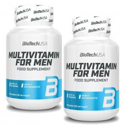 Biotech USA Multivitamin for Men 60 Tabletten 2er Set Angebot kostenlos vergleichen bei topsport24.com.