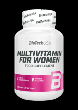 Biotech USA Multivitamin for Women, 60 Tabletten