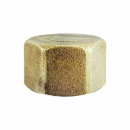 Blindstopfen aus CR Messing mit Innengewinde 1/2' Zoll
