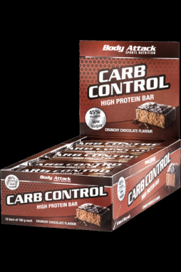Body Attack Carb Control Protein Bar - 15 x 100g Riegel Angebot kostenlos vergleichen bei topsport24.com.