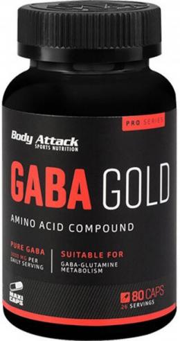 Body Attack GABA Gold - 80 Kapseln