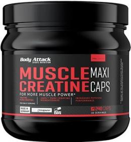 Body Attack Muscle Creatine - 240 Maxi Caps