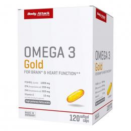 Body Attack Omega 3 Gold 120 Kapseln