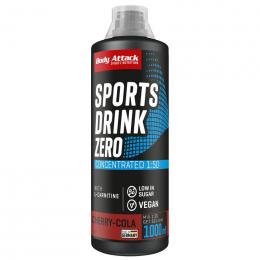 Body Attack Sports Drink Zero 1000ml Cherry Cola