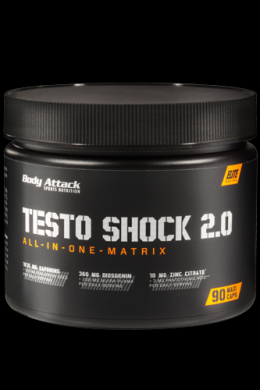 Body Attack Testo Shock 2.0, 90 Kapseln