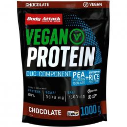 Body Attack Vegan Protein 1000g Schokolade