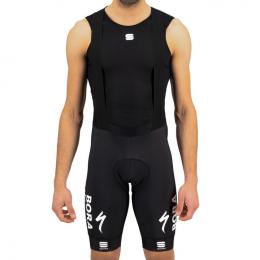 BORA-hansgrohe NoRain 2021 kurze Trägerhose, für Herren, Größe L, Fahrradhose, R