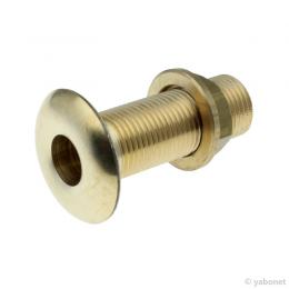 Borddurchlass aus Messing mit Gewinde 1 1/2' Zoll