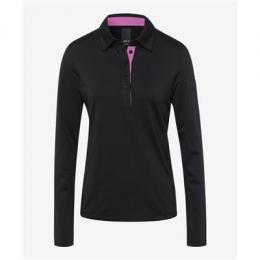 BRAX STLYE.PEACH Polo Damen | black L