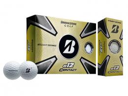 Bridgestone e12 2023 Contact Golf-Ball 12 Bälle | white