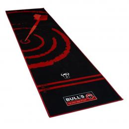 BULL'S Dart Teppich schwarz rot