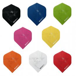 Bull's Mezzo 100 No.2 Flights - 5-Pack verschiedene Farben Rot