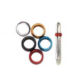 BULL'S Shaft Aluminiumring silber