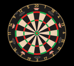 Bulls NL Advantage 8 Steeldartboard
