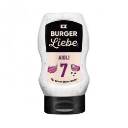 BURGER LIEBE Burgersoße - Aioli - 300ml - vegan - ohne Konservierun...