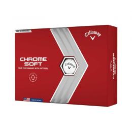 Callaway Chrome Soft Golf-Ball I white 12 Bälle