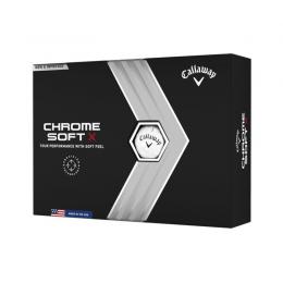 Callaway Chrome Soft X 2022 Golf-Ball weiss 12 Bälle