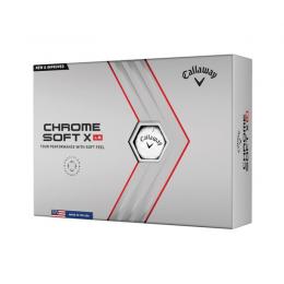 Callaway Chrome Soft X LS 2022 weiss 12 Bälle