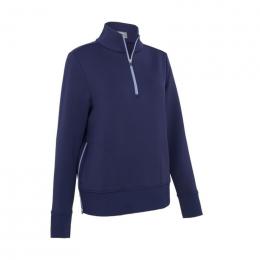 Callaway LS 1/4 ZIP WITH SIDE Pullover Damen | peacoat L
