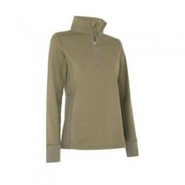 Callaway Space Dye Heather Aquapel Thermal 1/4 Zip | industrial green heather L