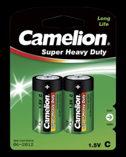 Camelion Batterie Baby C - 2 Stück - Typ: LR14 - 1,5V - Super Heavy...