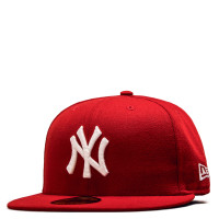 Cap 59Fifty Basic NY Scarlet White