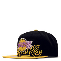 Cap - NBA Low Big Face Snapback LA - Black / Yellow