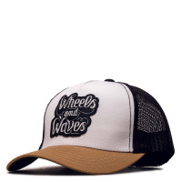 Cap - Wheels And Waves -White / Brown / Black Angebot kostenlos vergleichen bei topsport24.com.