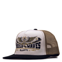 Cap - Wheels And Waves - White / Brown / Black Angebot kostenlos vergleichen bei topsport24.com.