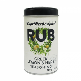 Cape Herb & Spice Rub Greek Lemon & Herb - 100g Gewürzsalz mit Oreg...