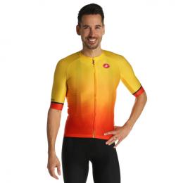 CASTELLI Aero Race 6.0 Kurzarmtrikot, für Herren, Größe L, Radtrikot, Fahrradbek