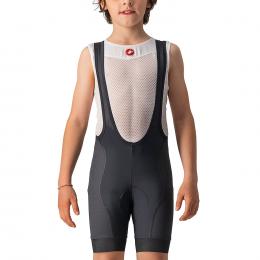 CASTELLI Competizione Kinder Trägerhose, Größe M, Fahrradhose Kinder, Fahrradbek