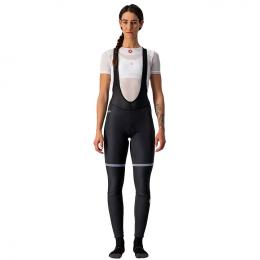 CASTELLI Polare lange Damen Trägerhose, Größe XL, Rennradhose, Fahrradkleidung