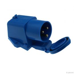 CEE Aufdeck Stecker mit Deckel 16A, 3-polig, 230V